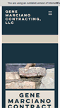 Mobile Screenshot of genemarcianocontracting.com